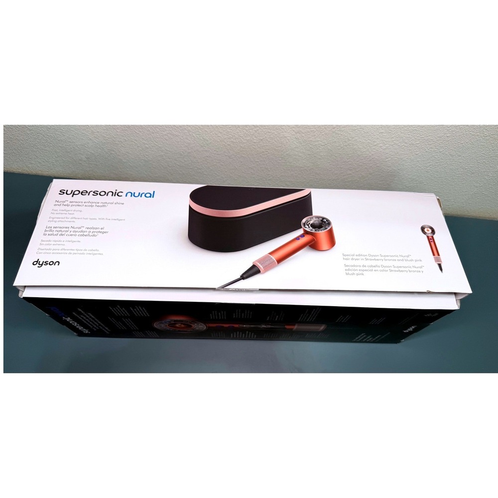 Dyson Supersonic Nural Hair Dryer HD16 Strawberry Bronze Blush Pink Special Ed - Picture 4 of 11